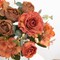 2-Pack Fall Orange Artificial Flowers – Silk Peony, Rose & Hydrangea Bouquets for Home Decor, Table Centerpieces, Autumn Floral Arrangements